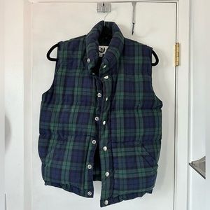 Crescent Down Works Flannel Vest
